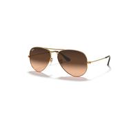 Ray-Ban Sunglasses Unisex Aviator Gradient - Light Brown Frame Pink Lenses 55-14