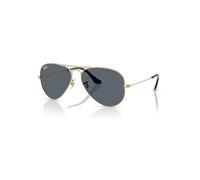 Ray-Ban Sunglasses Unisex Aviator Large Metal - Arista Gold Frame Blue Lenses 58-14
