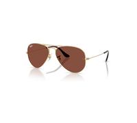Ray-Ban Sunglasses Unisex Aviator Large Metal - Arista Gold Frame Red Lenses 62-14