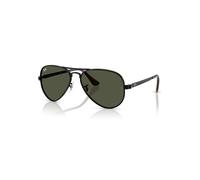 Ray-Ban Sunglasses Unisex Aviator Max - Black Frame Green Lenses 62-16