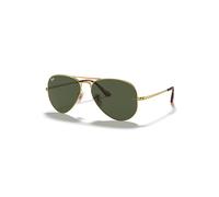 Ray-Ban Sunglasses Unisex Aviator Metal II - Arista Gold Frame Green Lenses 58-14