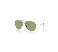 Ray-Ban Sunglasses Unisex Aviator Reverse - Arista Gold Frame Green Lenses 59-11