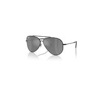Ray-Ban Sunglasses Unisex Aviator Reverse - Black Frame Silver Lenses 62-11