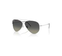 Ray-Ban Sunglasses Unisex Aviator Reverse - Silver Frame Grey Lenses 62-11