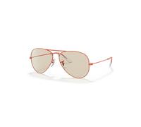 Ray-Ban Sunglasses Unisex Aviator Solid Evolve - Red Frame Brown Lenses 55-14