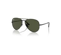 Ray-Ban Sunglasses Unisex Aviator Titanium - Black Frame Green Lenses 62-14
