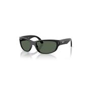 Ray-Ban Sunglasses Unisex Balorama Kids Bio-based - Black Frame Green Lenses 55-16