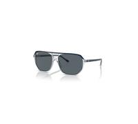 Ray-Ban Sunglasses Unisex Bill One - Blue On Transparent Blue Frame Blue Lenses 60-16