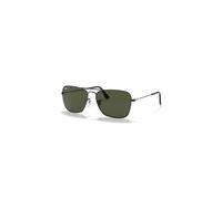 Ray-Ban Sunglasses Unisex Caravan - Gunmetal Frame Green Lenses 58-15