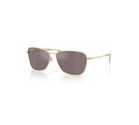 Ray-Ban Sunglasses Unisex Caravan Reverse - Arista Gold Frame Pink Lenses Polarized 61-15