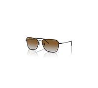 Ray-Ban Sunglasses Unisex Caravan Reverse - Black Frame Brown Lenses 58-15