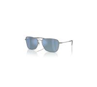 Ray-Ban Sunglasses Unisex Caravan Reverse - Gunmetal Frame Blue Lenses 61-15