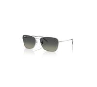 Ray-Ban Sunglasses Unisex Caravan Reverse - Silver Frame Grey Lenses 58-15