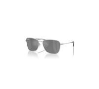 Ray-Ban Sunglasses Unisex Caravan Reverse - Silver Frame Silver Lenses 58-15