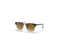 Ray-Ban Sunglasses Unisex Clubmaster Fleck - Tortoise Frame Brown Lenses 49-21