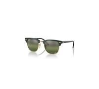 Ray - Ban Unisex Ray - Ban RB3016 CLUBMASTER 1368G4 Sunglasses Acetate Green Green Squared Polarized