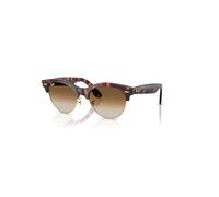 Ray-Ban Sunglasses Unisex Clubmaster Way - Pink Tortoise Frame Brown Lenses 54-19