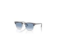 Ray-Ban Sunglasses Unisex Clubmaster X The Ones - Transparent Grey Frame Blue Lenses 51-21