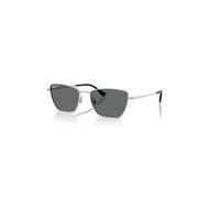 Ray-Ban Sunglasses Unisex Drea Bio-based - Silver Frame Grey Lenses Polarized 56-18