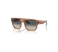 Ray-Ban Sunglasses Unisex Drifter - Striped Brown Frame Grey Lenses 57-20