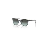 Ray-Ban Sunglasses Unisex Elliot - Striped Grey Frame Blue Lenses 54-19