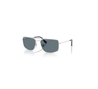 Ray-Ban Sunglasses Unisex Explorer IIi - Silver Frame Blue Lenses Polarized 59-18