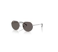 Ray-Ban Sunglasses Unisex Jack - Matte Silver Frame Grey Lenses 55-20