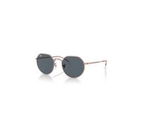 Ray-Ban Sunglasses Unisex Jack Rose Gold - Rose Gold Frame Blue Lenses 53-20