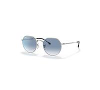 Ray-Ban Sunglasses Unisex Jack - Silver Frame Blue Lenses 55-20