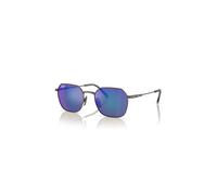 Ray-Ban Sunglasses Unisex Jim Titanium - Gunmetal Frame Blue Lenses Polarized 53-20
