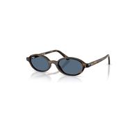 Ray-Ban Sunglasses Unisex Khal Bio-based - Havana Frame Blue Lenses 48-20
