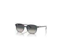 Ray-Ban Sunglasses Unisex Leonard - Striped Grey & Blue Frame Grey Lenses 53-18