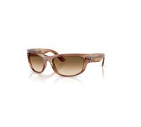 Ray-Ban Sunglasses Unisex Mega Balorama - Striped Brown Frame Brown Lenses 63-19
