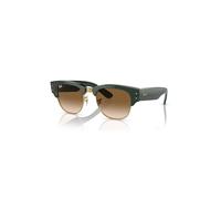 Ray-Ban Sunglasses Unisex Mega Clubmaster - Green Frame Brown Lenses 53-21