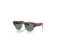 Ray-Ban Sunglasses Unisex Mega Clubmaster Holiday Limited - Havana Light Brown On Gunmetal Frame Green Lenses Polarized 50-21