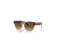 Ray-Ban Sunglasses Unisex Mega Hawkeye - Havana On Transparent Brown Frame Brown Lenses Polarized 53-21