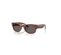 Ray-Ban Sunglasses Unisex Mega Wayfarer II - Striped Havana Frame Grey Lenses 55-21