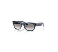 Ray-Ban Sunglasses Unisex Mega Wayfarer II - Transparent Dark Blue Frame Grey Lenses 55-21