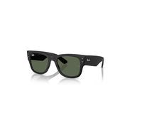 Ray-Ban Sunglasses Unisex Mega Wayfarer Liteforce - Sand Black Frame Green Lenses 50-21