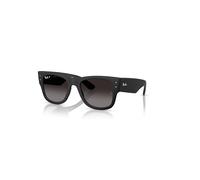 Ray-Ban Sunglasses Unisex Mega Wayfarer Liteforce - Sand Black Frame Grey Lenses Polarized 52-21