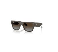 Ray-Ban Sunglasses Unisex Mega Wayfarer Liteforce - Sand Brown Frame Brown Lenses Polarized 52-21