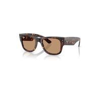 Ray-Ban Sunglasses Unisex Mega Wayfarer Summer Capsule - Havana Frame Brown Lenses 51-21