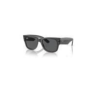 Ray-Ban Sunglasses Unisex Mega Wayfarer - Transparent Black Frame Grey Lenses 51-21