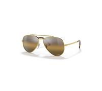 Ray-Ban Sunglasses Unisex New Aviator - Gold Frame Brown Lenses Polarized 58-14