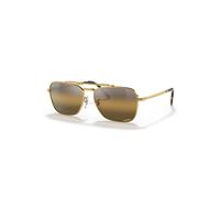 Ray-Ban Sunglasses Unisex New Caravan Polarized+ Lenses - Gold Frame Brown Lenses Polarized 55-15