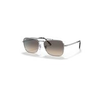 Ray-Ban Sunglasses Unisex New Caravan - Silver Frame Grey Lenses 55-15