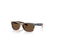 Ray-Ban Sunglasses Unisex New Wayfarer Classic - Brown/blue Camouflage Frame Brown Lenses 55-18