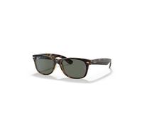 Ray Ban - RB2132 New Wayfarer Classic Polished Tortoise Green G-15 Polarized - 52 - Sunglasses