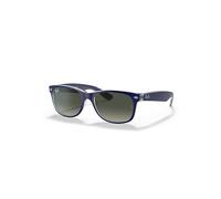 Ray-Ban Sunglasses Unisex New Wayfarer Color Mix - Blue Frame Grey Lenses 55-18