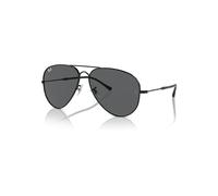 Ray-Ban Sunglasses Unisex Old Aviator - Black Frame Grey Lenses 58-14